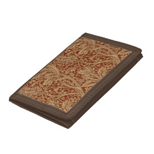 William Morris Arcadia Floral Garden Flower Classi Tri-fold Wallet