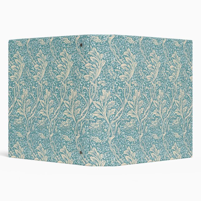 William Morris Arcadia Floral Pattern 3 Ring Binder (Background)