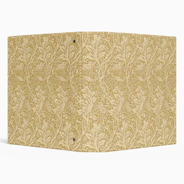 William Morris Arcadia Floral Pattern Classic 3 Ring Binder (Background)