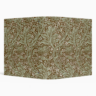 William Morris Arcadia Floral Pattern Classic 3 Ring Binder