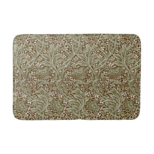 William Morris Arcadia Floral Pattern Classic Bath Mat