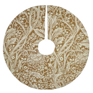 William Morris Arcadia Floral Pattern Classic Brushed Polyester Tree Skirt