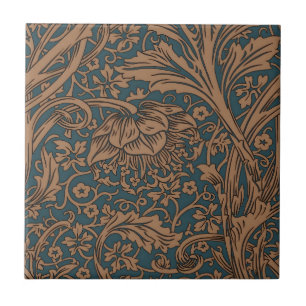 William Morris Arcadia Floral Pattern Classic Ceramic Tile