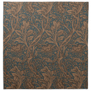 William Morris Arcadia Floral Pattern Classic Cloth Napkin
