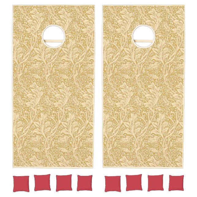 William Morris Arcadia Floral Pattern Classic Cornhole Set (Set)