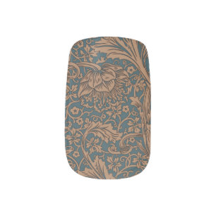William Morris Arcadia Floral Pattern Classic Minx Nail Art