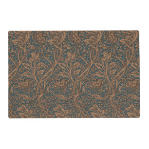 William Morris Arcadia Floral Pattern Classic Placemat