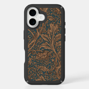 William Morris Arcadia Floral Pattern Classic iPhone 16 Case