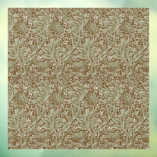 William Morris Arcadia Floral Pattern Classic Window Cling (Sheet 3)