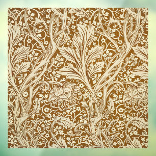 William Morris Arcadia Floral Pattern Classic Window Cling