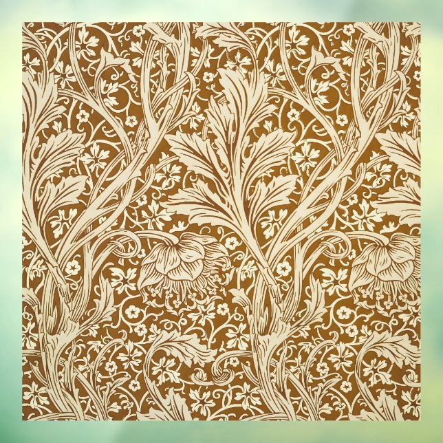 William Morris Arcadia Floral Pattern Classic Window Cling (Sheet 3)