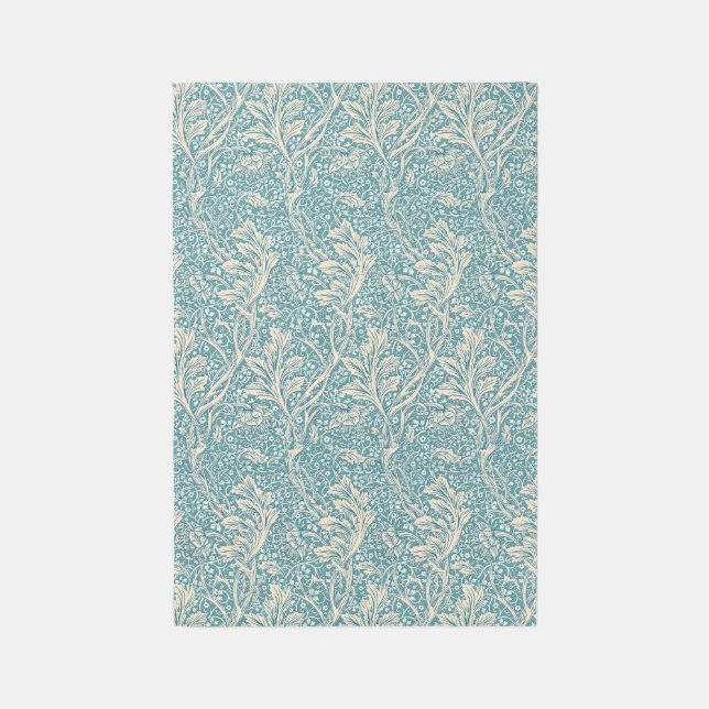 William Morris Arcadia Floral Pattern Rug (Front (Vertical))