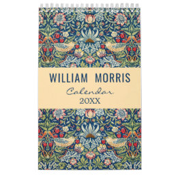 William Morris Art Design Floral Calendar