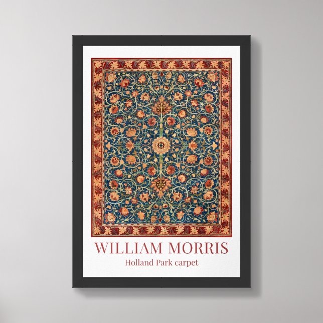 William Morris Art Framed Poster Decoration  (Framed Front)