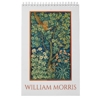 William Morris art graphics wall calendar