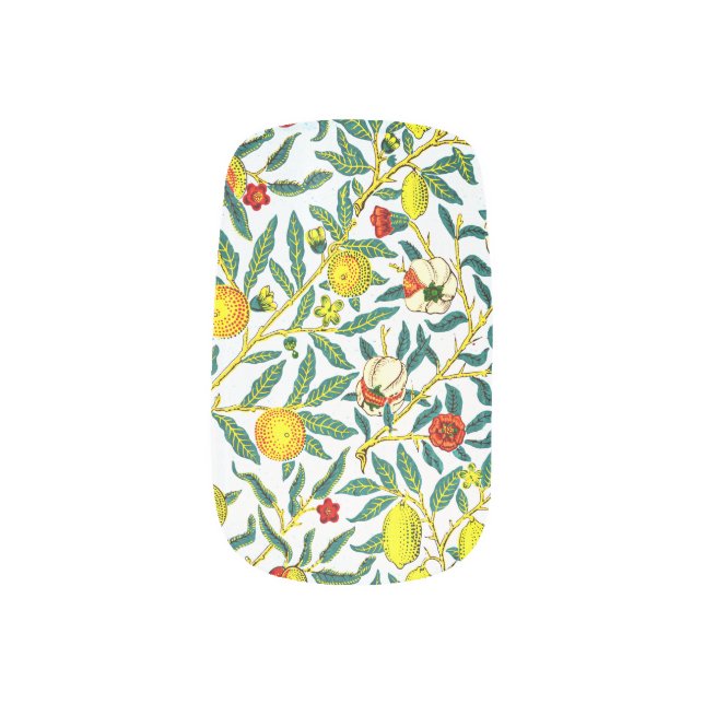 William Morris Art Minx Nail Art (Left Thumb)