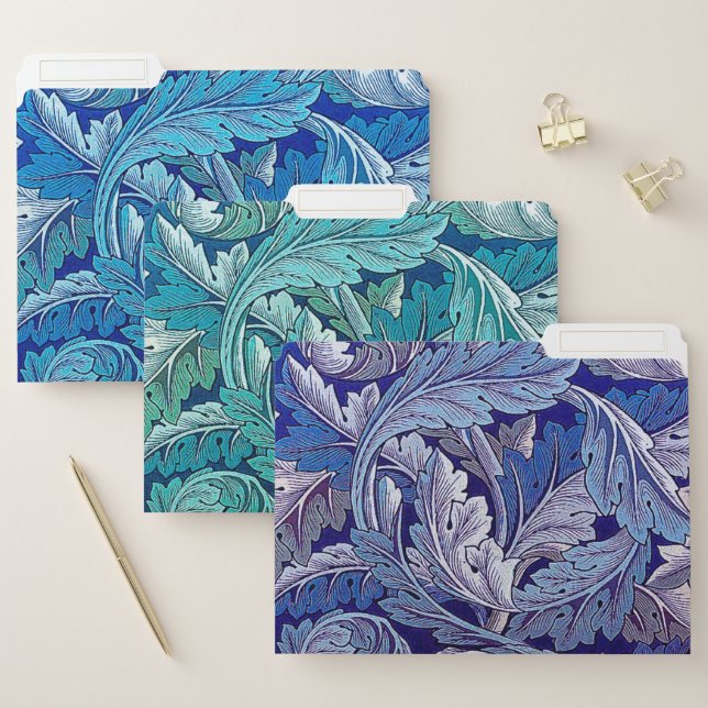 William Morris, Art Nouveau, Acanthus File Folder (Set)