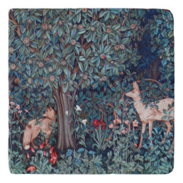 William Morris, Art Nouveau, Animals in The Forest Trivet