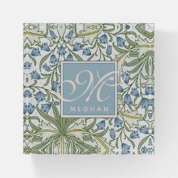 William Morris, Art Nouveau Blue Bellfowe Monogram