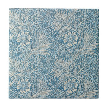 William Morris - Art Nouveau Blue Marigold