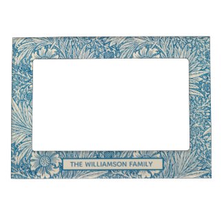 William Morris - Art Nouveau Blue Marigold Magnetic Frame