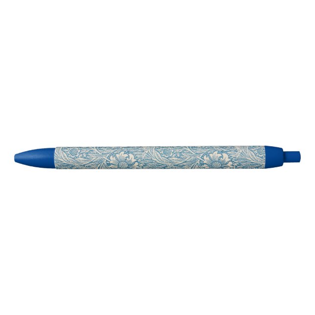 William Morris - Art Nouveau Blue Marigold Pen (Front)