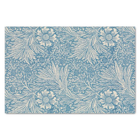William Morris - Art Nouveau Blue Marigold Tissue Paper