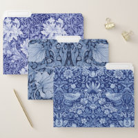 William Morris, Art Nouveau, Blue Monotone