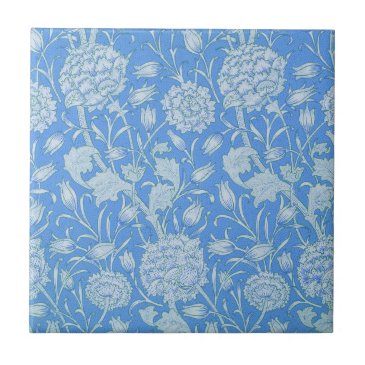 William Morris - Art Nouveau Blue Wild Tulips