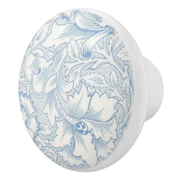 William Morris, Art Nouveau Elegant Blue Acanthus