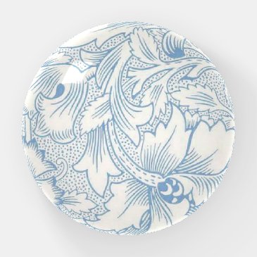 William Morris, Art Nouveau Elegant Blue Acanthus