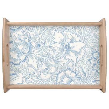 William Morris, Art Nouveau Elegant Blue Acanthus