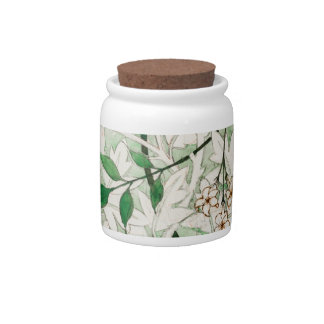 William Morris Art Nouveau Floral Candy Jar