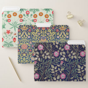 William Morris, Art Nouveau Floral Pattern File Folder