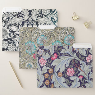 William Morris, Art Nouveau Floral Pattern File Folder