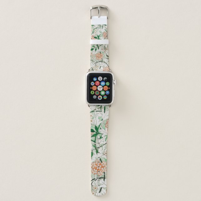 William Morris Art Nouveau Floral Watch band (Front)