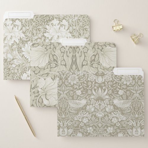 William Morris Art Nouveau Ivory File Folder