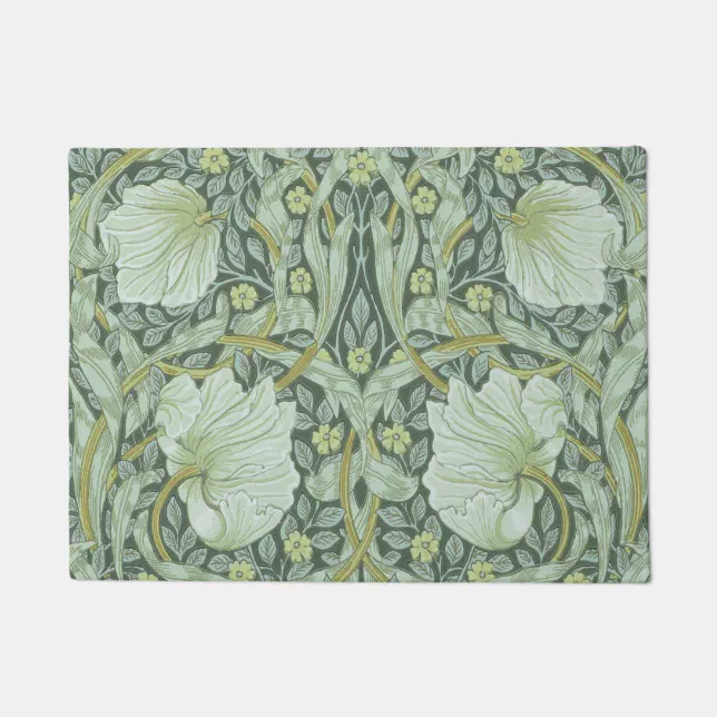 William Morris, Art nouveau pattern, beautiful art Doormat Zazzle