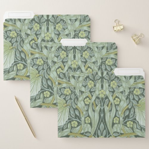 William Morris Art nouveau pattern beautiful art File Folder