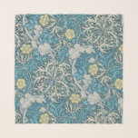 William Morris,art nouveau pattern, seaweed,blue,f Scarf<br><div class="desc">William Morris, art nouveau pattern, seaweed, blue, florals, vintage, beautiful, belle epoque pattern, fabric pattern, modern, trendy, original pattern, victorian pattern, floral pattern, romantic</div>