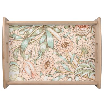 William Morris - Art Nouveau Peach Pink Flowers