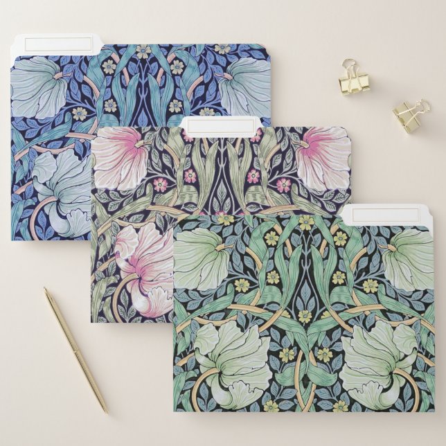 William Morris, Art Nouveau , Pimpernel File Folder (Set)