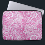 William Morris - Art Nouveau Pink Marigold Laptop Sleeve<br><div class="desc">NewParkLane - Elegant Art Nouveau laptop sleeve, with a modern take on a floral pattern of marigolds by the 19th century artist William Morris (1834-1896) in hot pink and off-white. The British Pre Raphaelite artist Morris is best known for his influence on the Arts and Crafts movement and his wallpaper...</div>