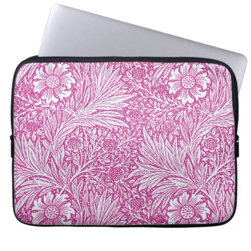 William Morris _ Art Nouveau Pink Marigold Laptop Sleeve