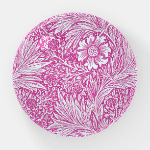 William Morris, Art Nouveau Pink Marigold Paperweight