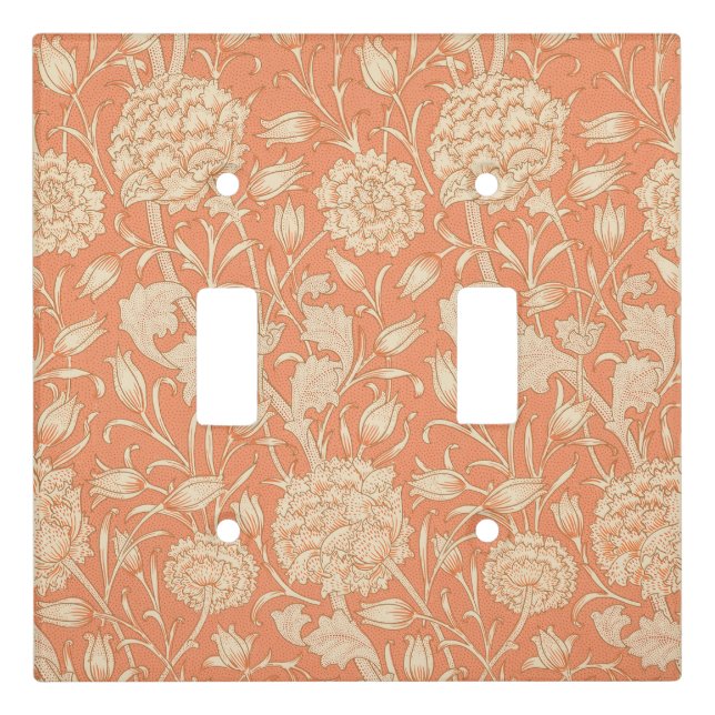 William Morris - Art Nouveau Wild Tulips Light Switch Cover (Front)