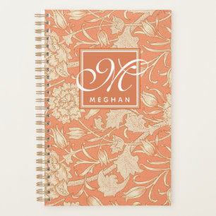 William Morris - Art Nouveau Wild Tulips Monogram Planner