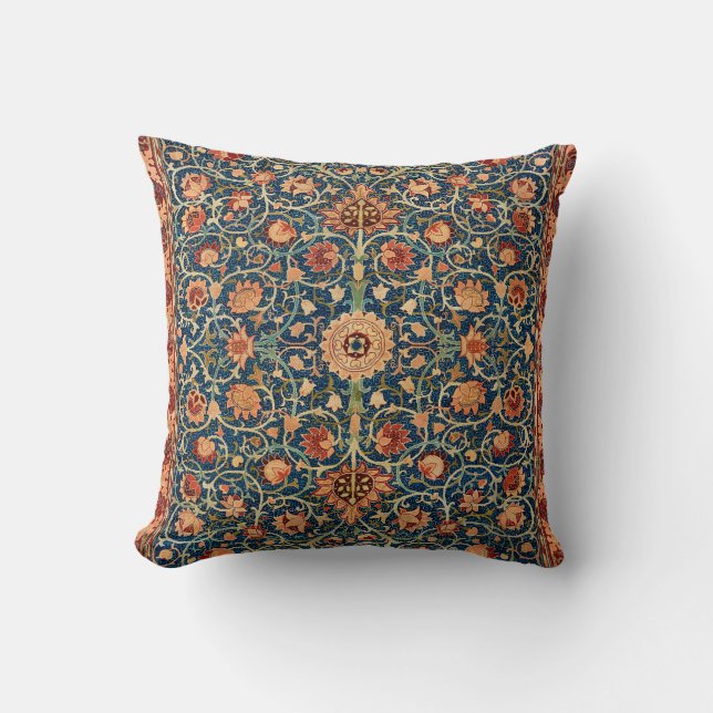 William Morris Art Throw Pillow  (Front)
