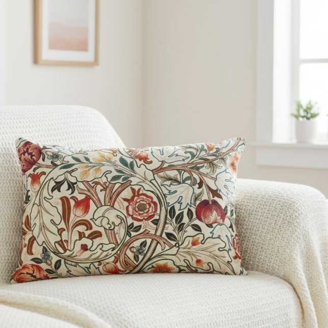 William Morris Art Throw Pillow Floral (Creator Uploaded)
