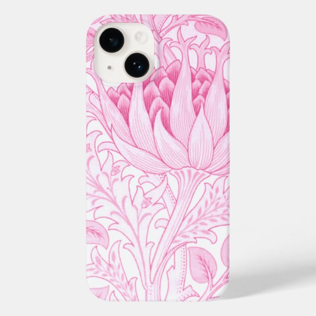 William Morris Artichoke Pale Pink Case-Mate iPhone Case (Back)